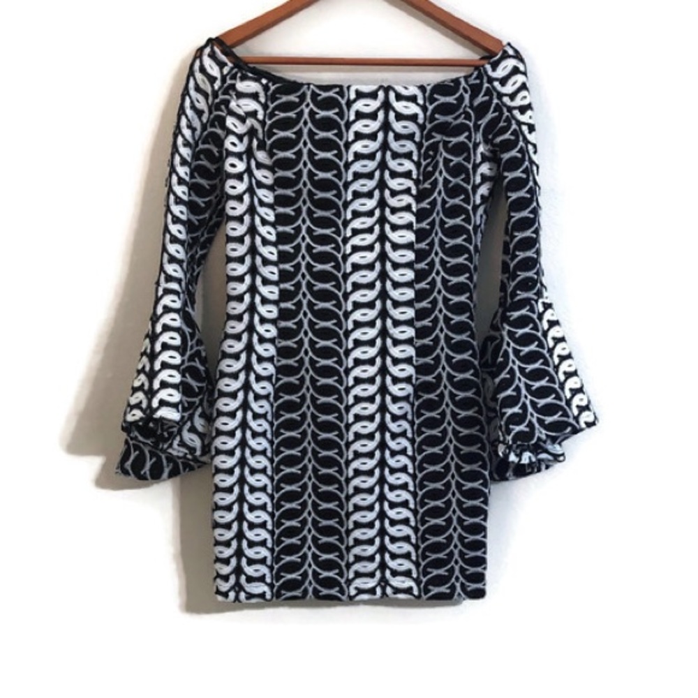 Off shoulder mini dress